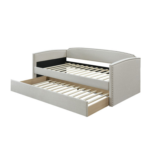 Red Barrel Studio® Wagnon Upholstered Daybed with Trundle & Reviews